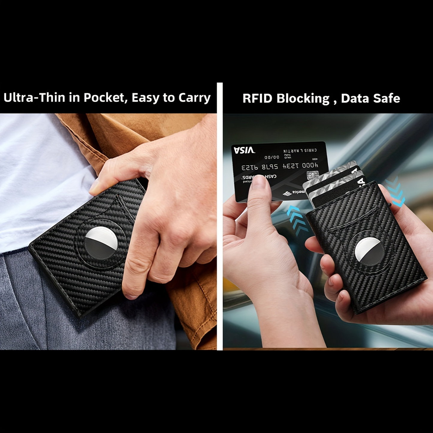 Premium AirTag Metal Wallet
