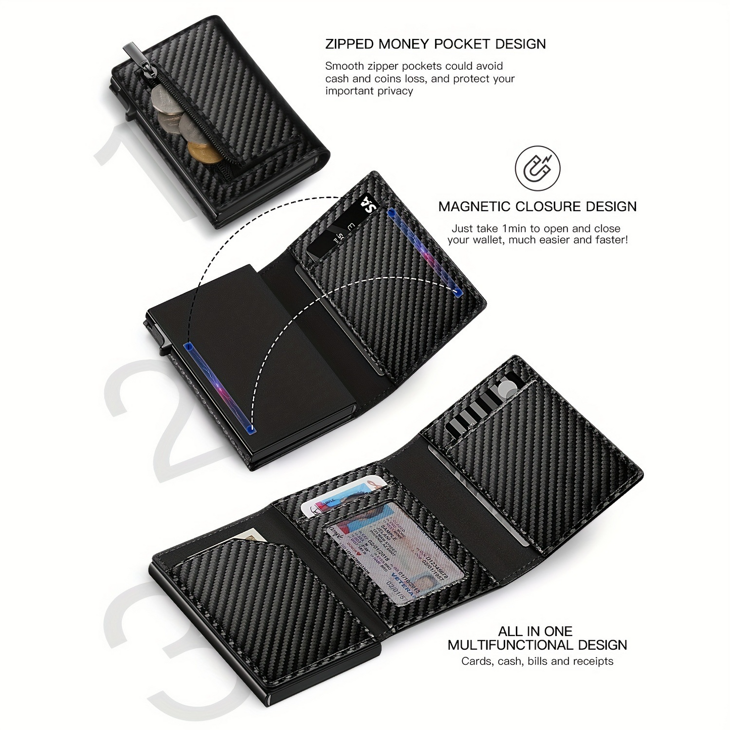 Premium AirTag Metal Wallet